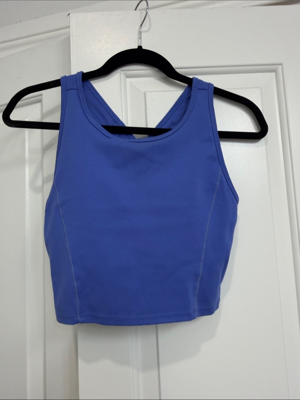 Women’s Royal Blue Cropped Active Tank Top